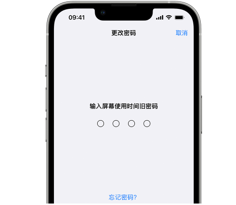 镇原iPhone屏幕维修分享iPhone屏幕使用时间密码忘记了怎么办 