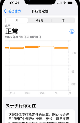 镇原iPhone手机维修如何在iPhone开启'步行稳定性通知'