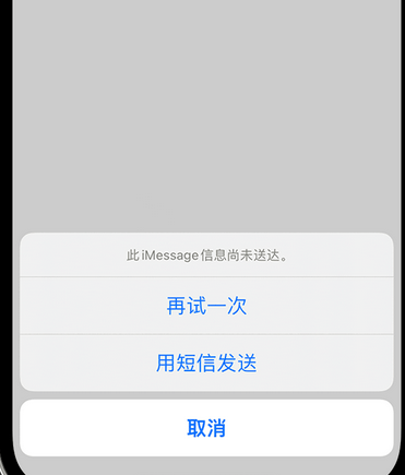 镇原apple维修iPhone上无法正常发送iMessage信息