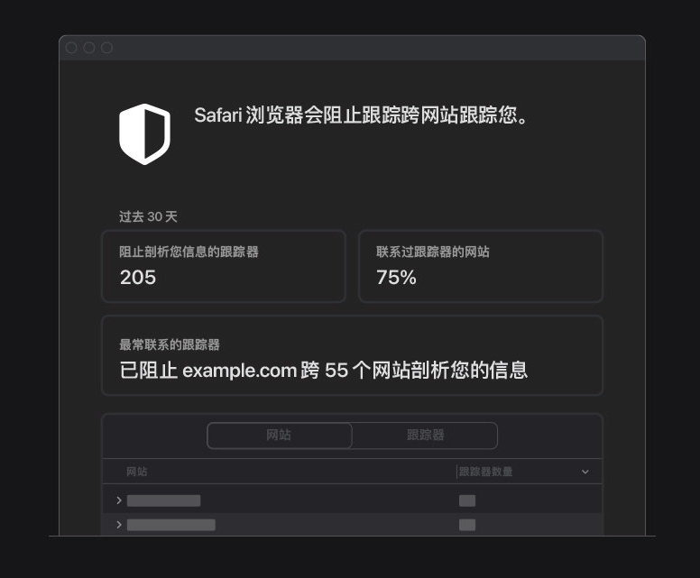 镇原苹果手机维修分享如何在 Safari 浏览器中查看和打开隐私报告 